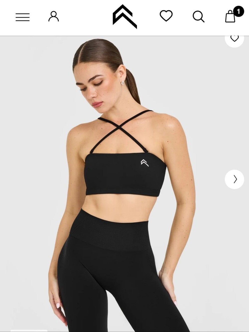 EasyLift Multi Way Bandeau Bralette with White Logo